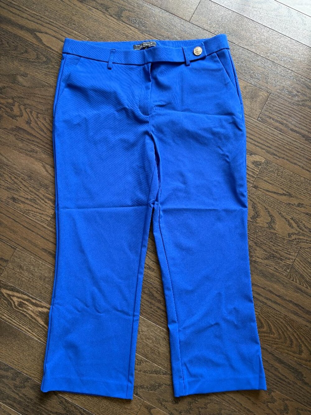 Cobalt Blue Cropped Pants